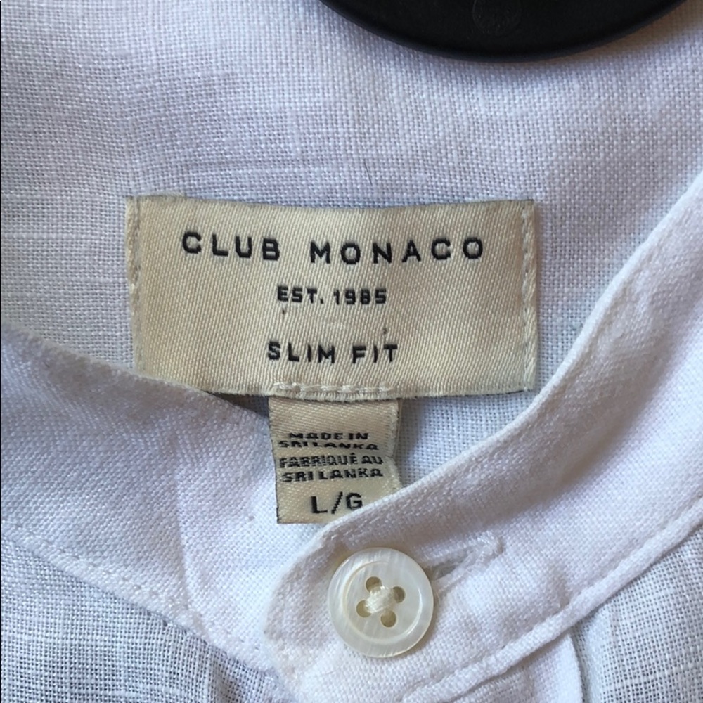 Club Monaco linen shirt - Picture 2 of 3